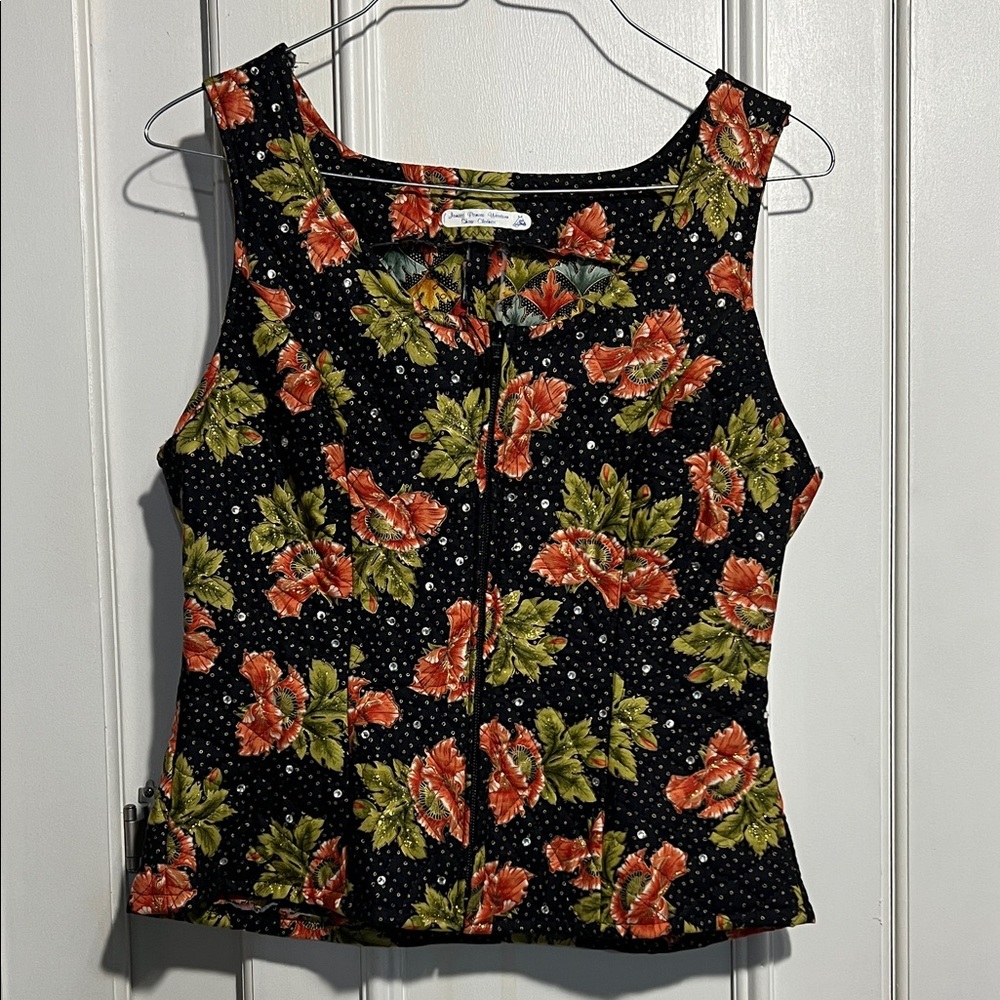 Western show vest with cuffs size S XS